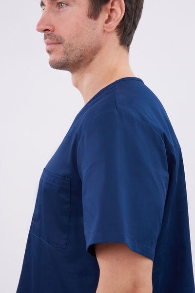 7-76-12-1 Костюм хир. муж. (Cotton Premium, кор. рук,) (28, 28, 28, 62 размер, 170-176)