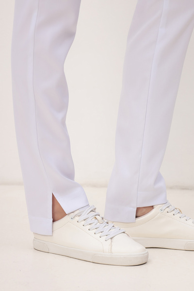 1-21-21-0 Брюки жен. (Kiara, молн) (0 Blanc de blanc, 42 размер, 170-176)