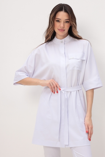 2-30-21-3 Халат жен. (Kiara, пуг.) (0 Blanc de blanc, 42 размер, 170-176)