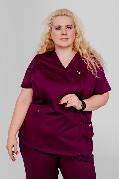 3-04.1-04-1 Блуза хир. жен. (ADVA) (19F, 54 размер, 170-176)