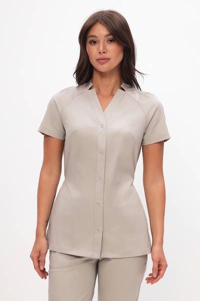 3-97-04-1 Блуза жен. (ADVA, кор.рук, кн) (71Fn, 42 размер, 170-176)