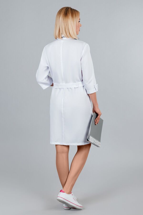 2-19.1-03-3 Халат  жен. (Streich, 3/4 рук, пуг) (0, Нет, 42 размер, 170-176)