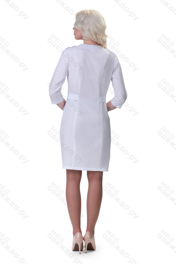 2-49-01-3 Халат  жен. (TC, 3/4 рук, пуг) (0, Нет, 42 размер, 170-176)