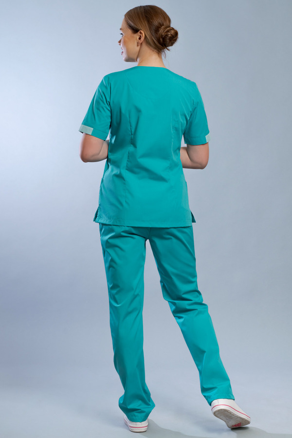 4-75-01-1 Костюм хир. жен. (TC, кор.рук) (6, 16, 6, 42 размер, 170-176)