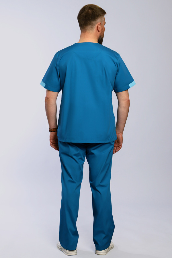 7-75-01-1 Костюм хир. муж. (TC, кор.рук) (39, 11, 39, 64 размер, 170-176)