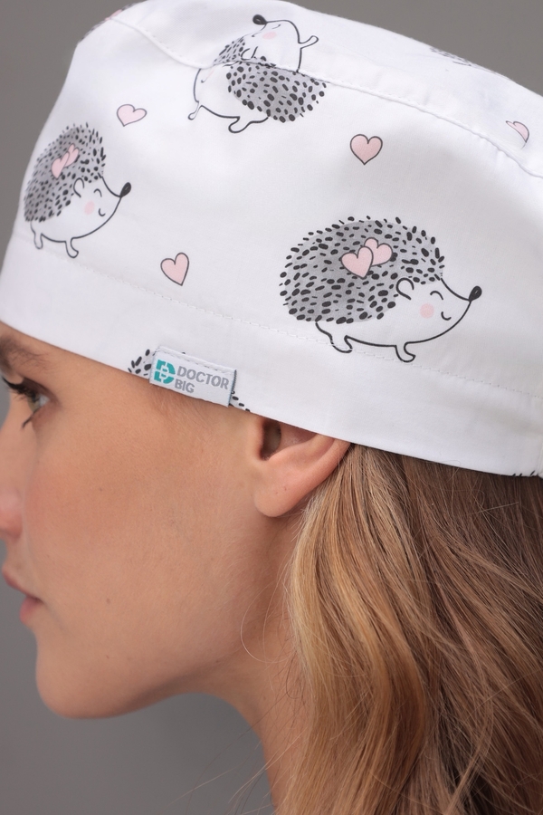 9-09-07-0 Колпак "Бандана" (Cotton) (920 Ёжики цветные, 56-58 размер)