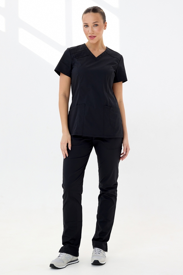 1-04-25-0 Брюки жен. (Insoft) (65 Черный, S (44 размер), 170)