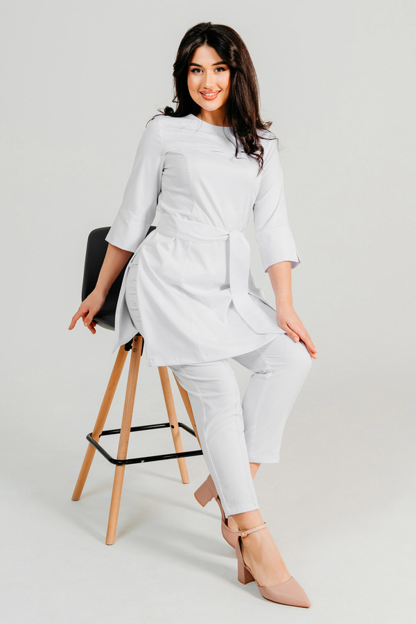 3-79-21-3 Блуза жен. (Kiara) (0 Blanc de blanc, 42 размер, 170-176)