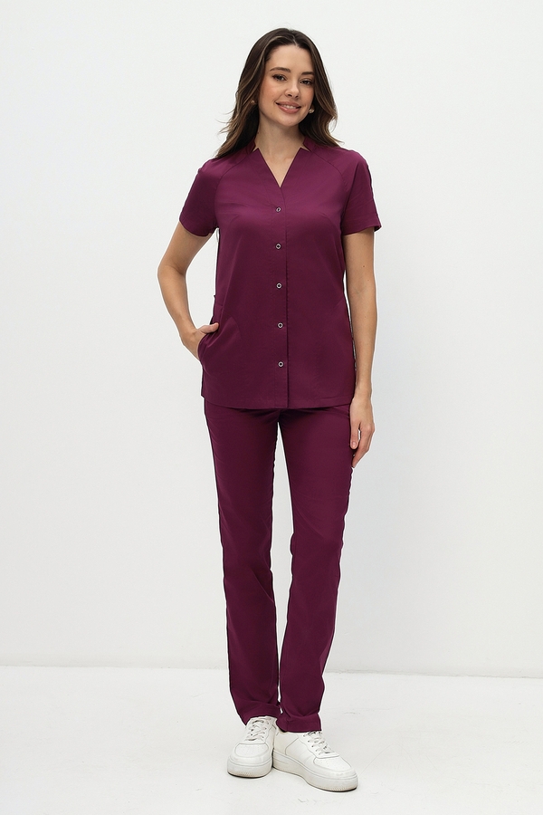 3-97-04-1 Блуза жен. (ADVA, кор.рук, кн) (19F, 46 размер, 170-176)