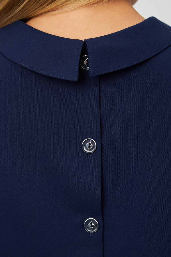 3-98-21-1 Блуза жен. (Kiara, кор.рук, пуг) (28 Eclipse, 52 размер, 170-176)