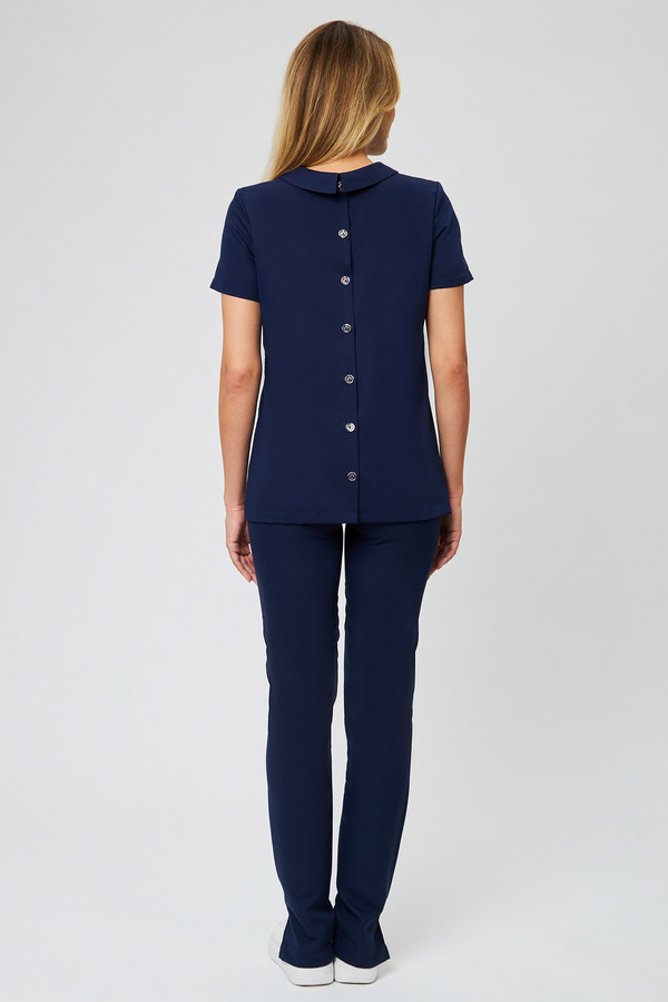 3-98-21-1 Блуза жен. (Kiara, кор.рук, пуг) (28 Eclipse, 52 размер, 170-176)