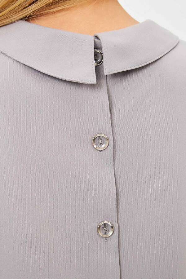 3-98-21-1 Блуза жен. (Kiara, кор.рук, пуг) (34 Grey pearl, 54 размер, 170-176)