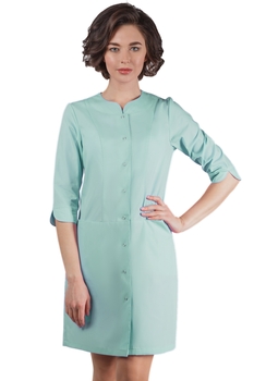 2-14-01-3 Халат  жен. (TC, 3/4 рук, кн) (16B)