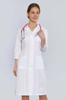 2-47-02-3 Халат  жен. (3/4 рук, пуг) (0)