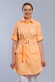 2-79-01-3 Халат  жен. (TC, 3/4 рук, кн) (22)