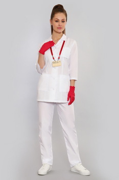 4-47-01-3 Костюм  жен. (TC, 3/4 рук, пуг) (0)