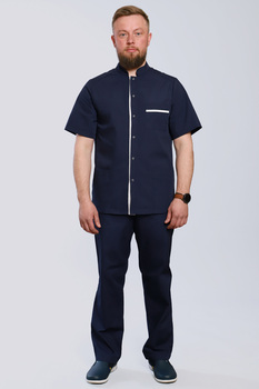 7-82-01-1 Костюм  муж. (TC, кор.рук, кн) (28)