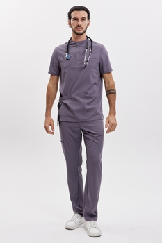 1-03.1-05-0 Брюки муж. (Silva, молн.) (46 Coal)