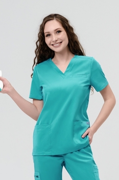 3-01-05-1 Топ  жен. Mary (Silva, кор.рук) (6 Aquamarine)