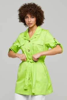 14-01-12-3 Жакет жен. (Cotton Premium, 3/4 рук, пуг) (97)