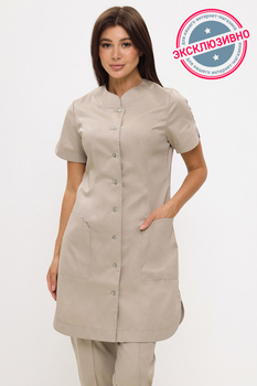 2-35-04-1 Халат жен. (ADVA, кор.рук, пуг) (71Fn)