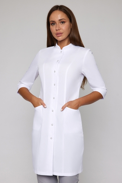 2-06-02-3 Халат  жен. (3/4 рук, кн) (0, 0, 42 размер, 158-164)