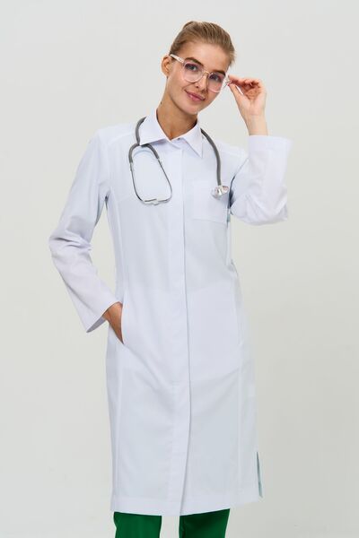 2-90.1-30-4 Халат жен. (ELITE, дл. рук, кн.) (0, Нет, 42 размер, 158-164)