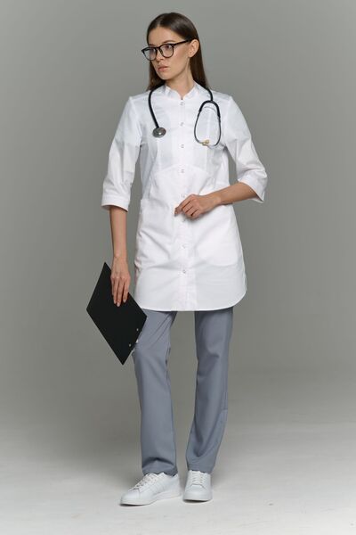 2-98-24-3 Халат жен. (Ультра, рукав 3/4, кн.) (0, Нет, 42 размер, 170-176)