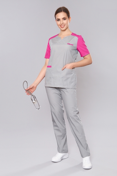 4-60-01-1 Костюм хир. жен. (TC, кор.рук) (34, 7, 34, 42 размер, 170-176)