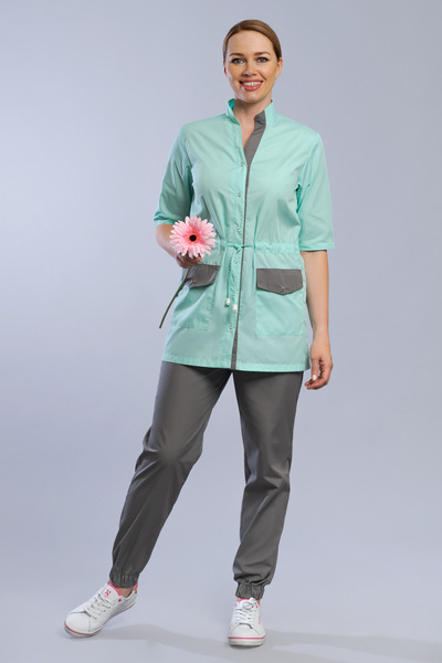 4-82.1-01-2 Костюм  жен. (TC, 1/2 рук, кн) (16, 41, 41, 44 размер, 170-176)