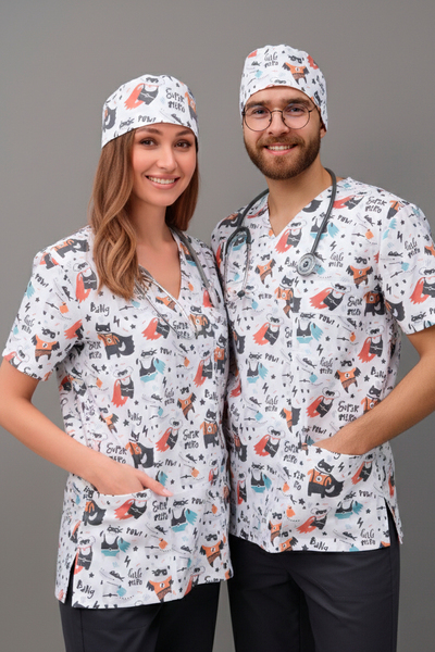 11-03-07-1 Блузон унисекс (Cotton, кор. рук) (923 Супергерои, 42 размер, 170-176)