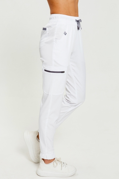 1-02.1-05-0 Брюки жен. Elyon (Silva, джоггеры, шнур) (0 Crystal white, XXS (40 размер), 170 (Regular))