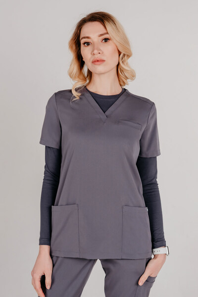 3-01-05-1 Топ  жен. Mary (Silva, кор.рук) (46 Coal, XL (50 размер), 170)