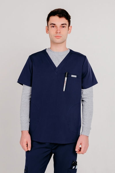 6-01-05-1 Топ  муж.  Frank (Silva, кор.рук) (28 Sapphire, S (46 размер), 176)