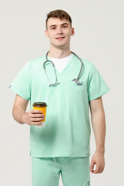 6-01-05-1 Топ  муж.  Frank (Silva, кор.рук) (40 Spring greens, XS (44 размер), 176)