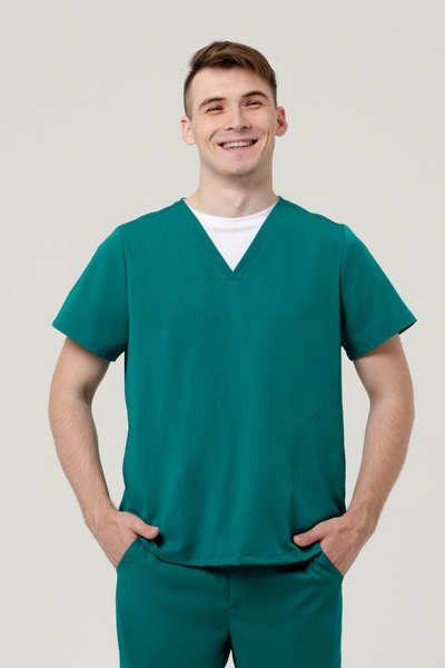 6-03-05-1 Топ  муж. Steward (Silva, кор.рук) (29 Emerald, XS (44 размер), 176)