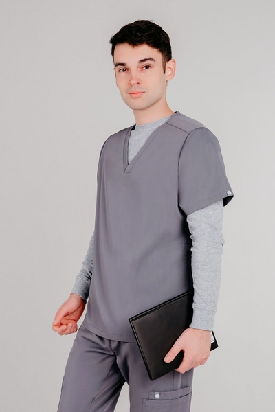 6-03-05-1 Топ  муж. Steward (Silva, кор.рук) (46 Coal, XS (44 размер), 176)