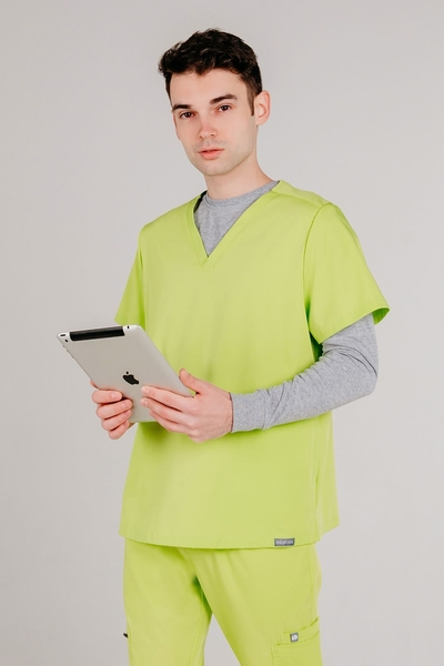 6-03-05-1 Топ  муж. Steward (Silva, кор.рук) (97 Juicy salad, S (46 размер), 176)