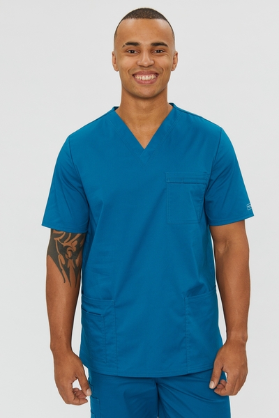 6-01-25-1 Топ муж. (Insoft, кор.рук.) (39 Индиголит, XS (44 размер), 182)