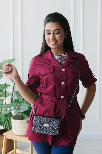 14-01-12-3 Жакет жен. (Cotton Premium, 3/4 рук, пуг) (20, Нет, 44 размер, 170-176)