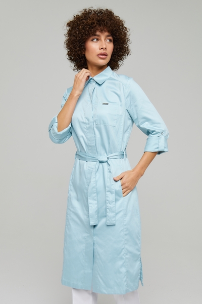 2-90-12-4 Халат жен. (Cotton Premium, дл. рук, кн) (17, Нет, 42 размер, 170-176)