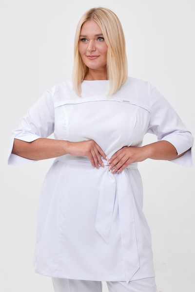 3-79-21-3 Блуза жен. (Kiara) (0 Blanc de blanc, 52 размер, 170-176)