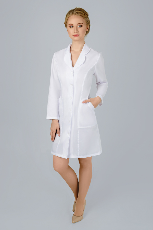 2-05-01-4 Халат  жен. (TC, дл.рук, пуг) (0, 0, 58 размер, 170-176)