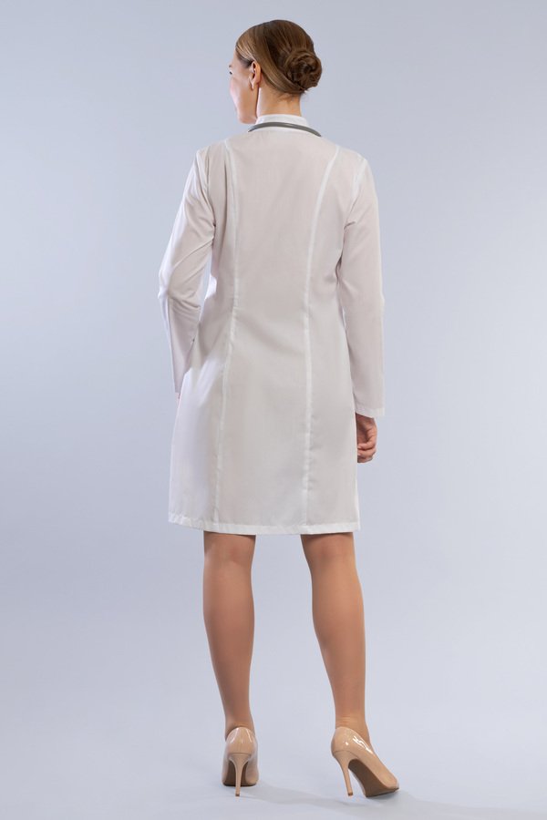 2-06-01-4 Халат  жен. (TC, дл.рук, кн) (0, 0, 60 размер, 170-176)