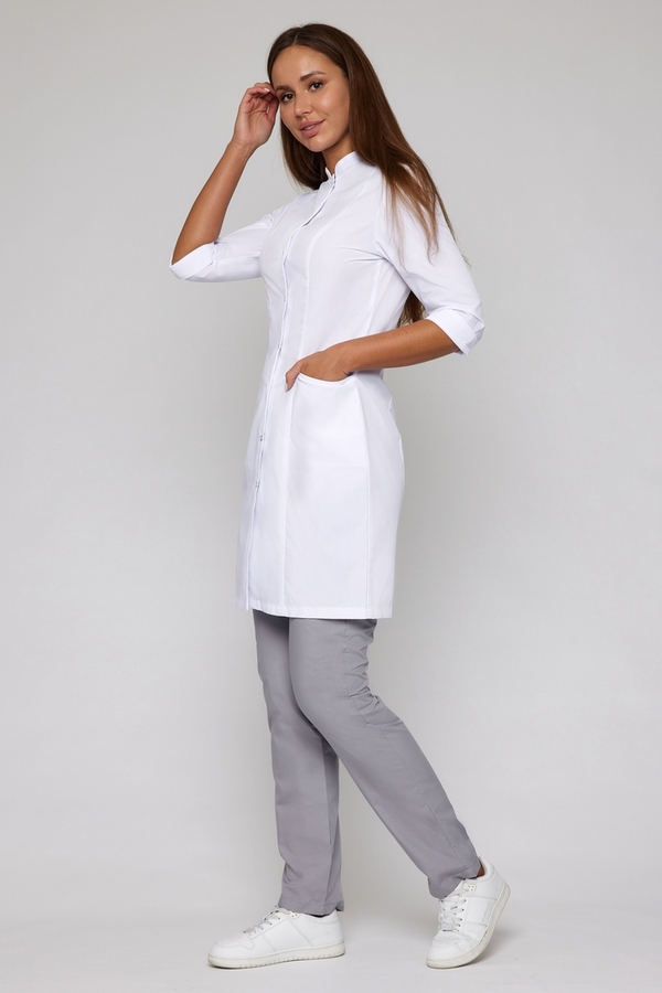 2-06-02-3 Халат  жен. (3/4 рук, кн) (0, 0, 58 размер, 158-164)