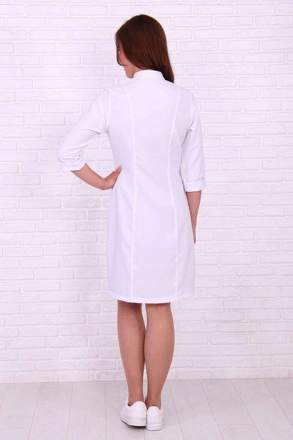 2-06-03-3 Халат  жен. (Streich, 3/4 рук, кн) (0, 0, 60 размер, 170-176)