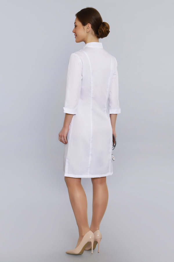 2-07-01-3 Халат  жен. (TC, 3/4 рук, кн) (0, 0, 42 размер, 170-176)