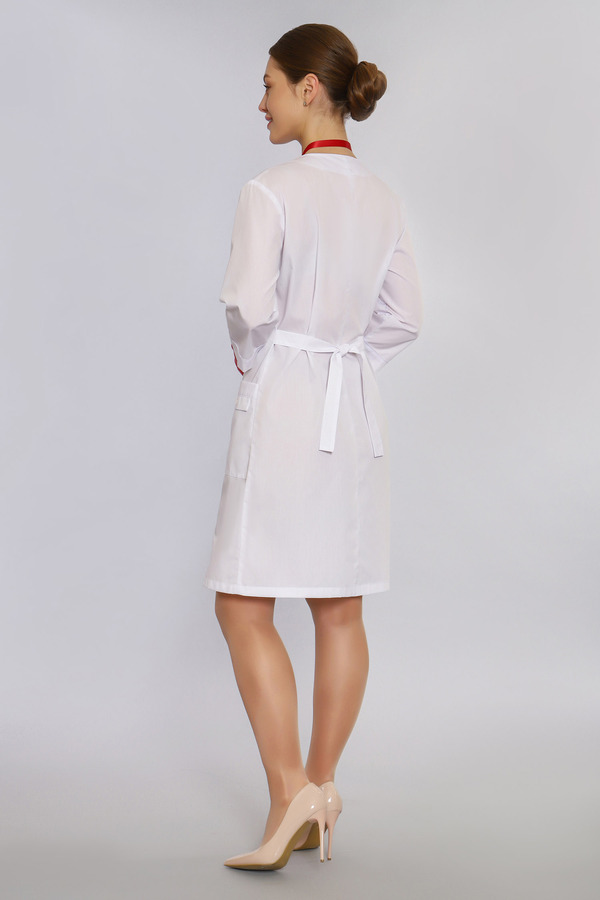 2-13-01-3 Халат  жен. (TC, 3/4 рук, пуг) (0, 0, 58 размер, 158-164)