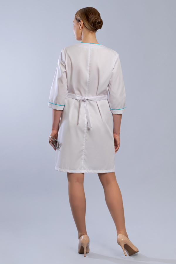 2-13-02-3 Халат  жен. (3/4 рук, пуг) (0, 43, 44 размер, 170-176)