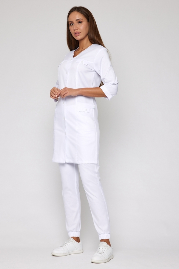 2-13-24-3 Халат жен. (Ultra, 3/4 рук, пуг) (0, 0, 42 размер, 170-176)